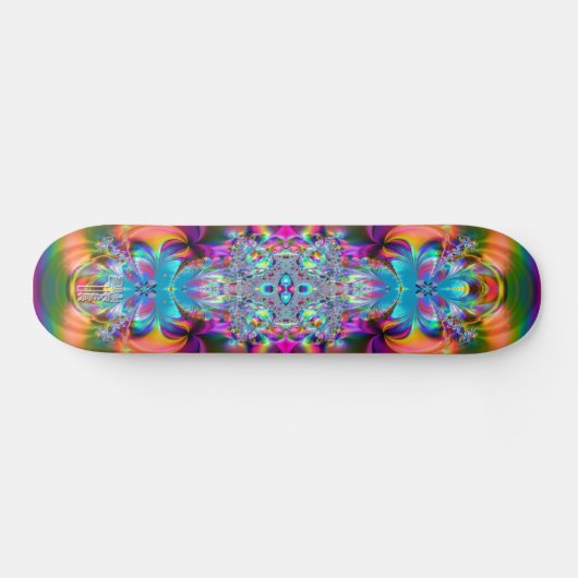Psychedelic_Bilgloing_Forth_V2 Skateboard (Horizontaal)