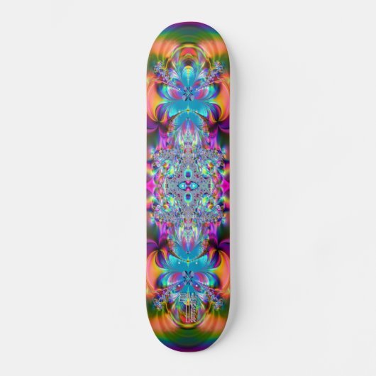 Psychedelic_Bilgloing_Forth_V2 Skateboard (Voorkant)
