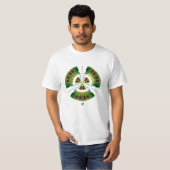 Psychedelic bio-hazard symbool (of wat u ook ziet) t-shirt (Voorkant volledig)