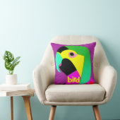 Psychedelic Bird op kwekerij Kussen (Stoel)