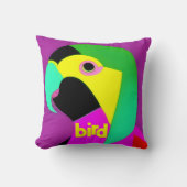 Psychedelic Bird op kwekerij Kussen (Voorkant)