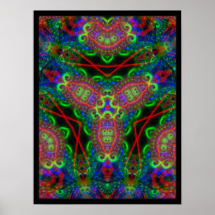 Psychedelic BlackLiTe Inspirations Poster