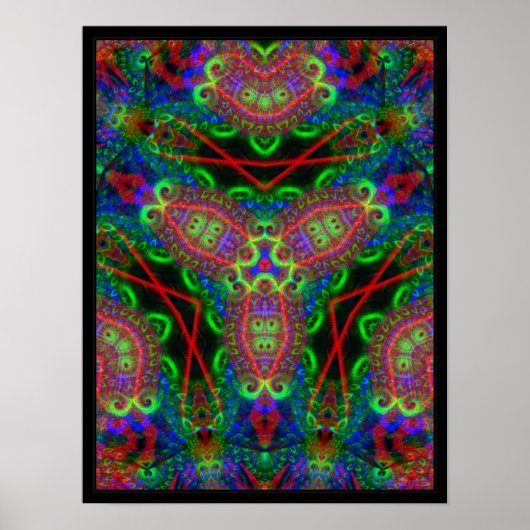 Psychedelic BlackLiTe Inspirations Poster (Voorkant)