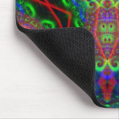 Psychedelic BlackLiTe Muismat (Hoek)
