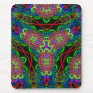 Psychedelic BlackLiTe Muismat