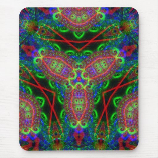 Psychedelic BlackLiTe Muismat (Voorkant)