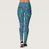 Psychedelic Blobs Leggings (Achterkant)