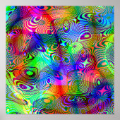 Psychedelic blobs poster (Voorkant)