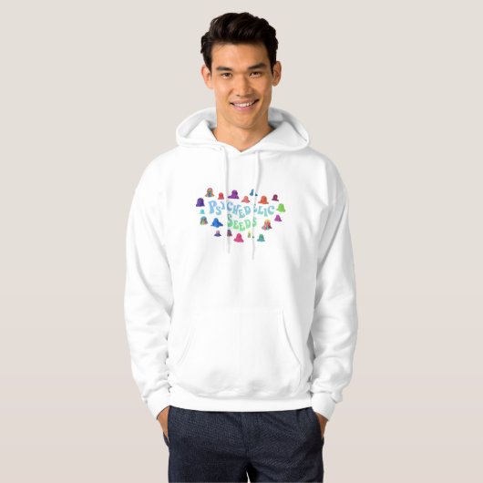 Psychedelic Blobs van Bex Ilsley Hoodie (Voorkant volledig)