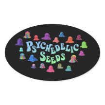 Psychedelic Blobs van Bex Ilsley (Stickers)