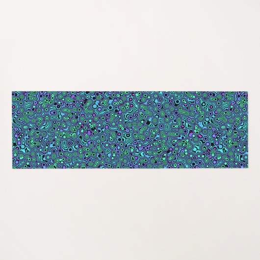Psychedelic Blobs Yogamat (Achterkant (horizontaal))