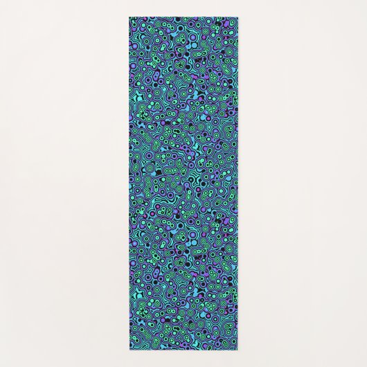Psychedelic Blobs Yogamat (Voorkant)