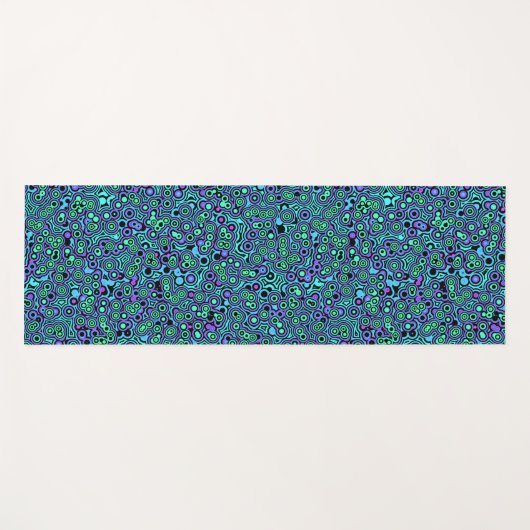 Psychedelic Blobs Yogamat (Voorkant (horizontaal))