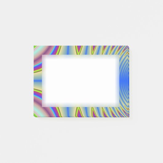 Psychedelic Blue Post-it® notes (Voorkant)