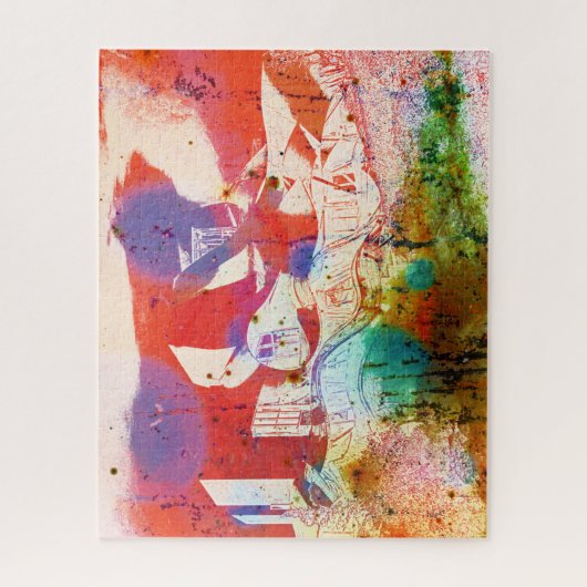 Psychedelic Bodegas Marques de Riscal SPAIN Legpuzzel (Verticaal)