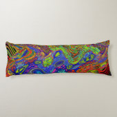 Psychedelic Body Pillow Lichaamskussen (Achterkant)