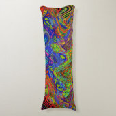 Psychedelic Body Pillow Lichaamskussen (Voorkant Verticaal)