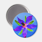 Psychedelic Borage Magnet (Voorkant / Achterkant)