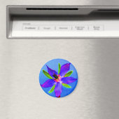 Psychedelic Borage Magnet (Insitu (Vaatwasser))