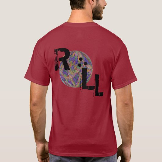 Psychedelic Bowling Ball Shirt (Achterkant)