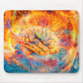 Psychedelic Brain in Vivid Colors Muismat (Voorkant)