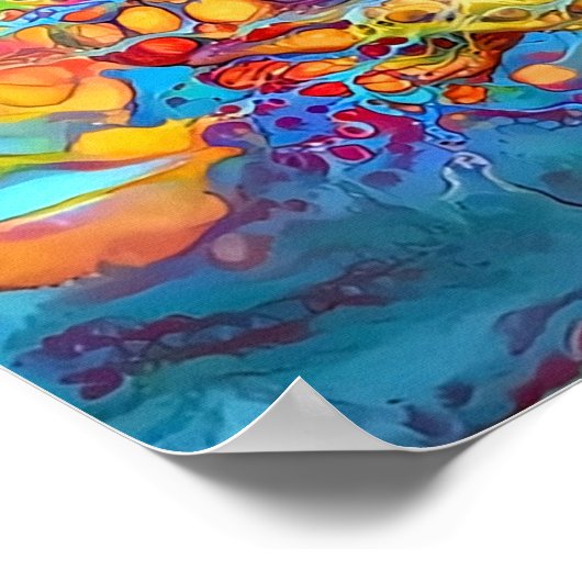 Psychedelic Brain Poster (Hoek)