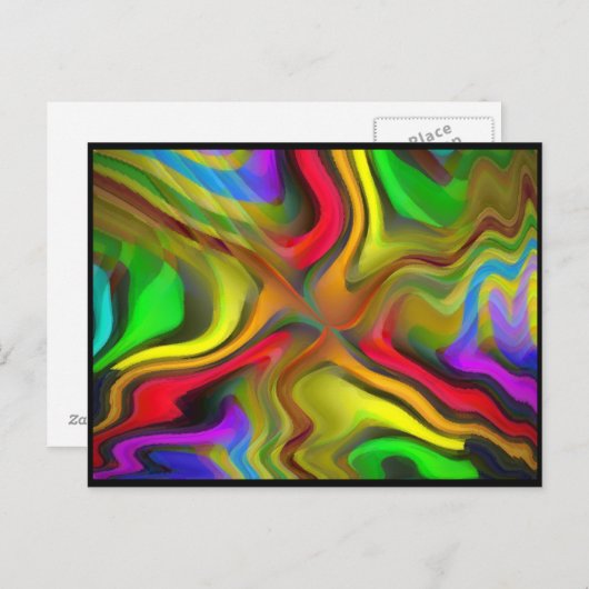 Psychedelic Breakfast Briefkaart (Voorkant / Achterkant)