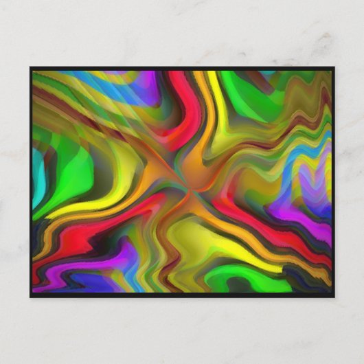 Psychedelic Breakfast Briefkaart (Voorkant)