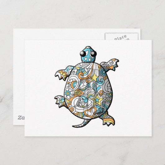 Psychedelic Briefkaart (Voorkant / Achterkant)