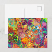 Psychedelic Briefkaart (Voorkant / Achterkant)
