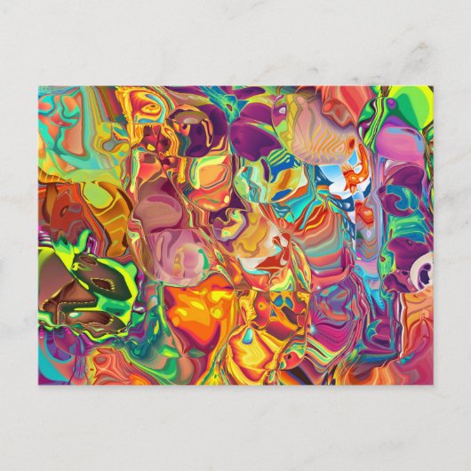 Psychedelic Briefkaart (Voorkant)