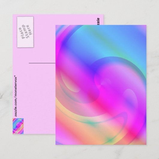 Psychedelic Briefkaart (Voorkant / Achterkant)