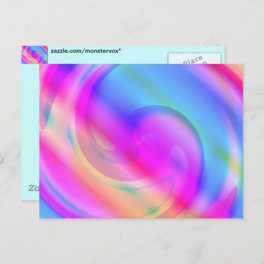 Psychedelic Briefkaart (Voorkant / Achterkant)