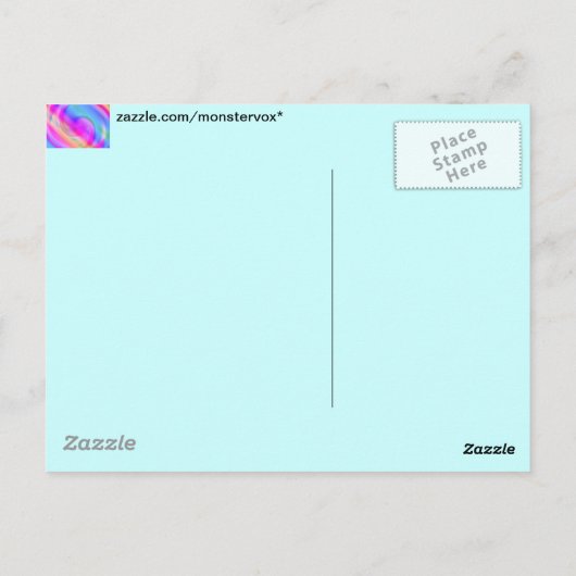 Psychedelic Briefkaart (Achterkant)