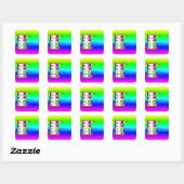 Psychedelic Bright Eyes Gift Label Stickers (Vel)