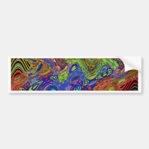 Psychedelic Bumpersticker