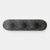 Psychedelic Burst Skateboard-ontwerp 1 Persoonlijk Skateboard (Horizontaal)