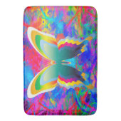 Psychedelic Butterflies Badmat (Voorkant Verticaal)
