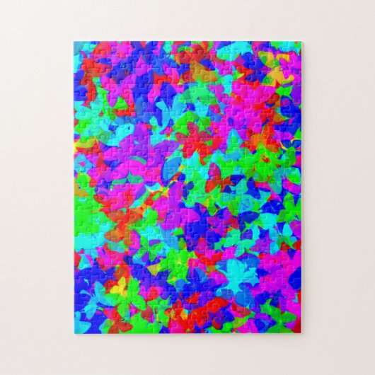 Psychedelic Butterflies Legpuzzel (Verticaal)