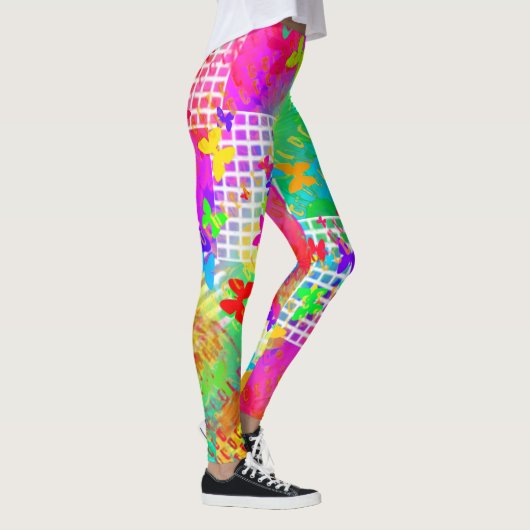 Psychedelic Butterfly Leggings (Rechts)