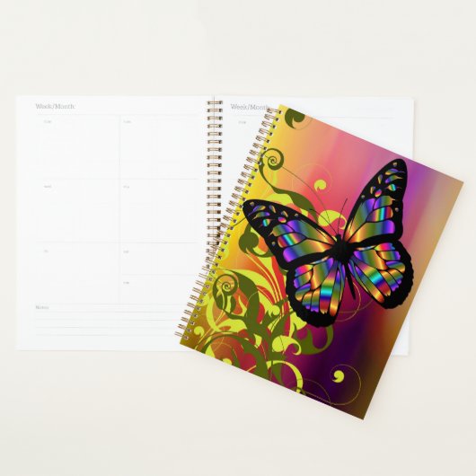 Psychedelic Butterfly Planner (Display)