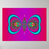 Psychedelic Butterfly Poster (Voorkant)