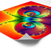 Psychedelic Butterfly Poster (Hoek)