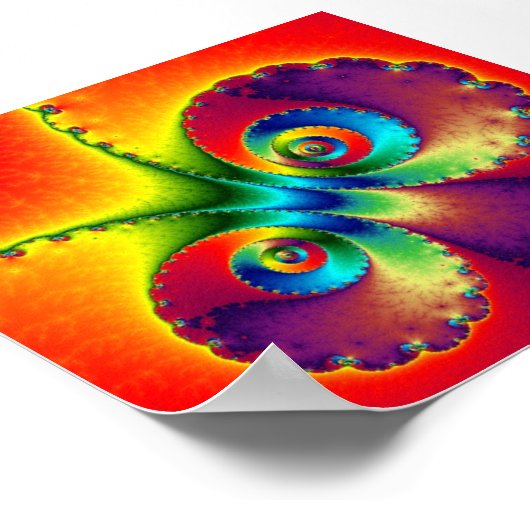 Psychedelic Butterfly Poster (Hoek)