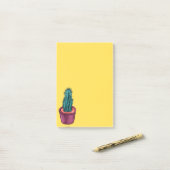 Psychedelic Cactus Trippy Succulent Post-it® Notes (Op bureau)