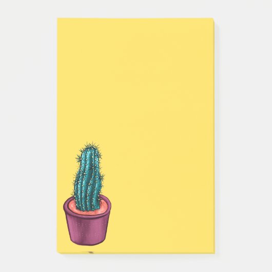 Psychedelic Cactus Trippy Succulent Post-it® Notes (Voorkant)