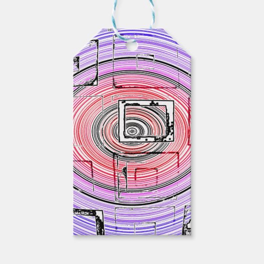 Psychedelic Cadeaulabel (Voorkant)