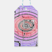 Psychedelic Cadeaulabel (Achterkant)
