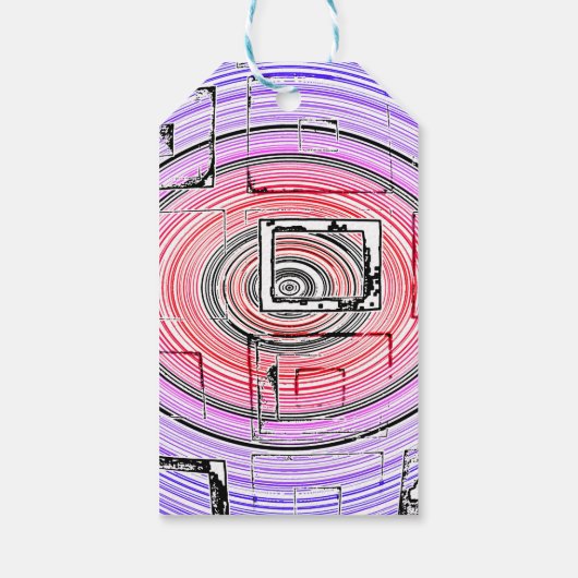 Psychedelic Cadeaulabel (Achterkant)