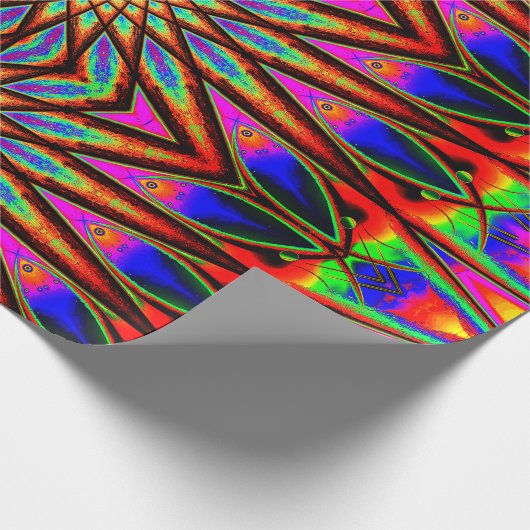 Psychedelic Cadeaupapier (Hoek)